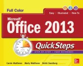 book Microsoft® Office 2013 QuickSteps