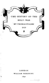 book The History of the Holy War