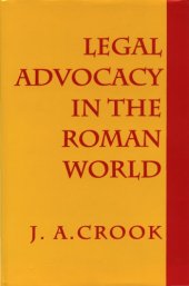 book Legal Advocacy in the Roman World