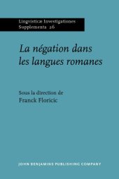 book La négation dans les langues romanes