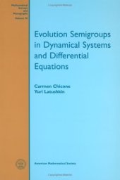 book Evolution Semigroups in Dynamical Systems and Differential Equations