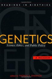 book Genetics: Science, Ethics, and Public Policy