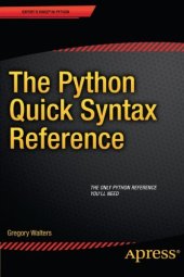 book The Python Quick Syntax Reference