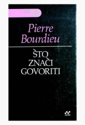 book Što znači govoriti - Ekonomija jezičnih razmjena