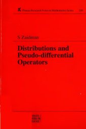 book Distributions and Pseudo-differential Operators