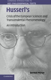 book Husserl's Crisis of the European Sciences and Transcendental Phenomenology: An Introduction