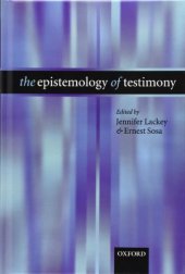 book The Epistemology of Testimony