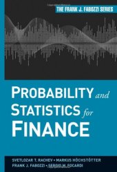book Probability and Statistics for Finance