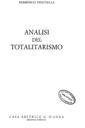 book Analisi del totalitarismo