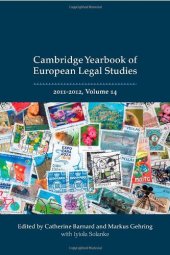 book Cambridge Yearbook of European Legal Studies. Volume 14, 2011-2012