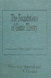 book The Foundations of Game Theory