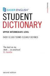 book Easier English Dictionary for Students : Over 35,000 Terms Clearly Defined