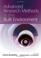 book Advanced research methods in the built environment