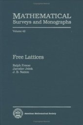 book Free Lattices