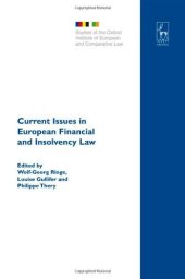 book Current issues in european financial and insolvency law