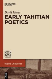 book Early Tahitian Poetics