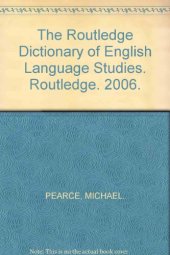 book The Routledge dictionary of English language studies