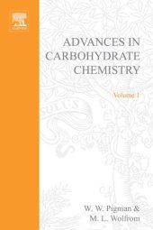 book Advances in Carbohydrate Chemistry, 1