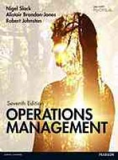 book Operations management