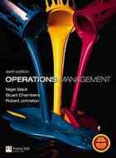 book Operations management