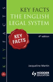 book Key facts the English legal system