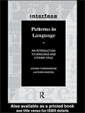 book Patterns in language : an introduction to language and literary style