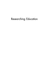 book Researching education : data, methods and theory in educational enquiry