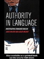 book Authority in language : investigating standard English