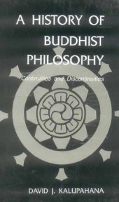 book A History of Buddhist Philosophy: Continuity and Discontinuity