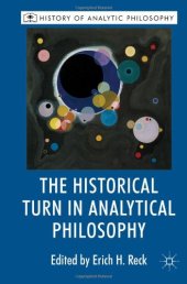 book The Historical Turn in Analytic Philosophy