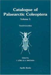 book Catalogue of Palaearctic Coleoptera, Vol. 5: Tenebrionoidea