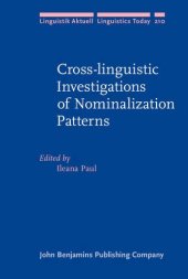 book Cross-linguistic Investigations of Nominalization Patterns