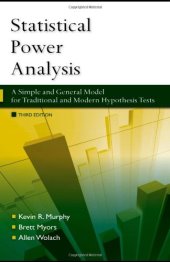 book Statistical Power Analysis: A Simple and General Model for Traditional and Modern Hypothesis Tests, Third Edition