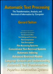 book Automatic Text Processing: The Transformation Analysis and Retrieval of Information by Computer