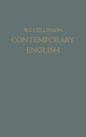 book Contemporary English: A Personal Speech Record