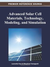 book Advanced solar cell materials, technology, modeling, and simulation