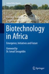 book Biotechnology in Africa: Emergence, Initiatives and Future