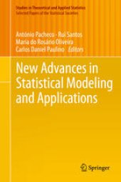 book New Advances in Statistical Modeling and Applications