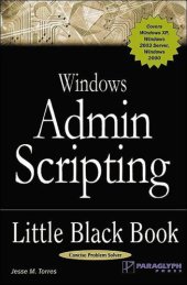 book Windows Admin Scripting Little Black Book, Paraglyph Press