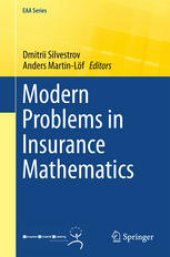 book Modern Problems in Insurance Mathematics