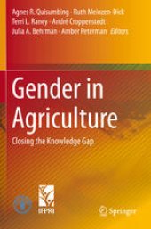 book Gender in Agriculture: Closing the Knowledge Gap