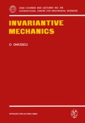 book Invariantive Mechanics