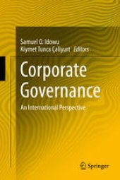 book Corporate Governance: An International Perspective