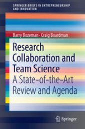 book Research Collaboration and Team Science: A State-of-the-Art Review and Agenda