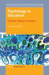 book Psychology in Education: Critical Theory~Practice