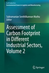 book Assessment of Carbon Footprint in Different Industrial Sectors, Volume 2