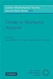 book Trends in stochastic analysis : festschrift in honour of Heinrich von Weizsäcker