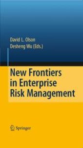 book New frontiers in enterprise risk management