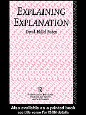 book Explaining explanation