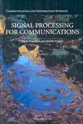 book Signal processing for communications